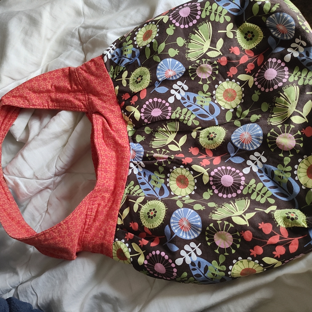 Colorful Floral Tote Bag